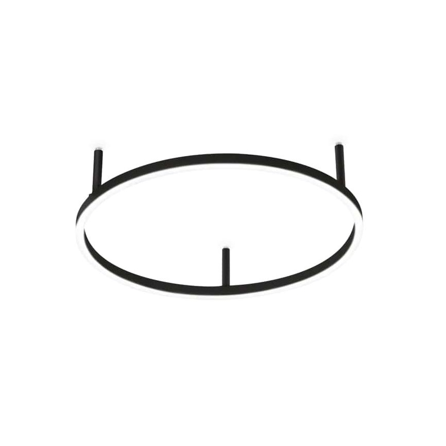 Ideal Lux - LED griestu gaismeklis ORACLE SLIM LED/29W/230V 3000K CRI 90 Ø 50 cm melns