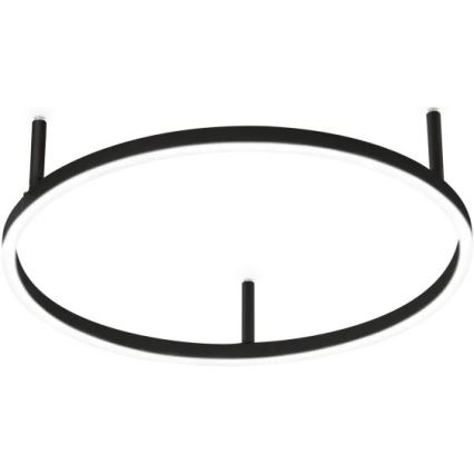 Ideal Lux - LED griestu gaismeklis ORACLE SLIM LED/29W/230V 4000K CRI 90 Ø 50 cm melns