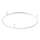Ideal Lux - LED Griestu lampa ORACLE SLIM LED/37W/230V 2700K d. 70 cm balta