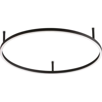 Ideal Lux - LED Griestu lampa ORACLE SLIM LED/37W/230V 4000K d. 70 cm melna