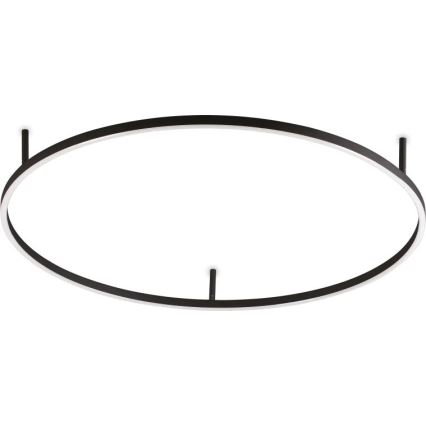 Ideal Lux - LED griestu gaismeklis ORACLE SLIM LED/53W/230V 4000K CRI 90 Ø 90 cm melns