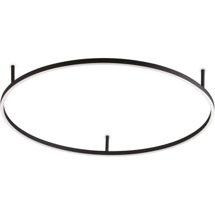 Ideal Lux - LED Griestu lampa ORACLE SLIM LED/55W/230V 3000K d. 90 cm melna