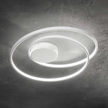 Ideal Lux - LED Griestu lampa OZ LED/47W/230V d. 60 cm CRI 90 balta