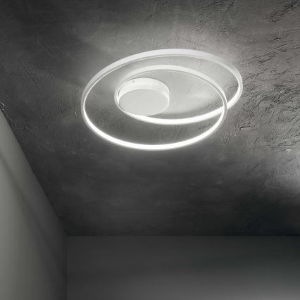Ideal Lux - LED Griestu lampa OZ LED/47W/230V d. 60 cm CRI 90 balta