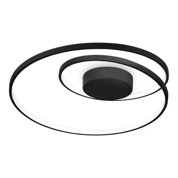 Ideal Lux - LED Griestu lampa OZ LED/47W/230V d. 60 cm CRI 90 melna