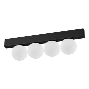 Ideal Lux - LED Griestu lampa PING PONG 4xLED/3W/230V CRI 90 melna