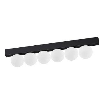 Ideal Lux - LED Griestu lampa PING PONG 6xLED/3W/230V CRI 90 melna