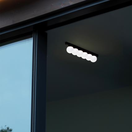 Ideal Lux - LED Griestu lampa PING PONG 6xLED/3W/230V CRI 90 melna