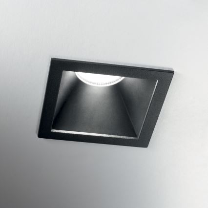 Ideal Lux - LED iebūvējamais griestu gaismeklis GAME TRIM LED/11W/230V 3000K CRI 90 8,4x8,4 cm IP40 melns