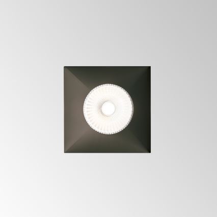 Ideal Lux - LED iebūvējamais griestu gaismeklis GAME TRIM LED/11W/230V 3000K CRI 90 8,4x8,4 cm IP40 melns