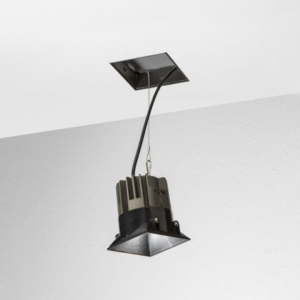 Ideal Lux - LED iebūvējamais griestu gaismeklis GAME TRIM LED/11W/230V 3000K CRI 90 8,4x8,4 cm IP40 melns