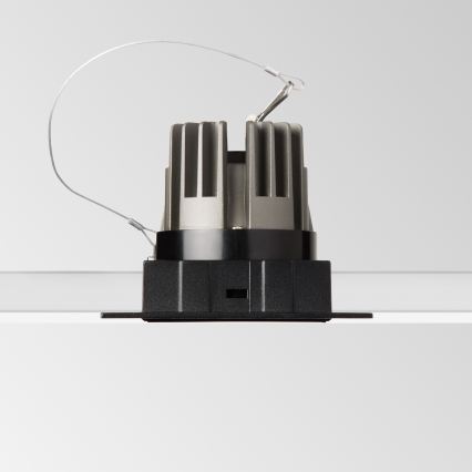Ideal Lux - LED iebūvējamais griestu gaismeklis GAME TRIM LED/11W/230V 3000K CRI 90 8,4x8,4 cm IP40 melns