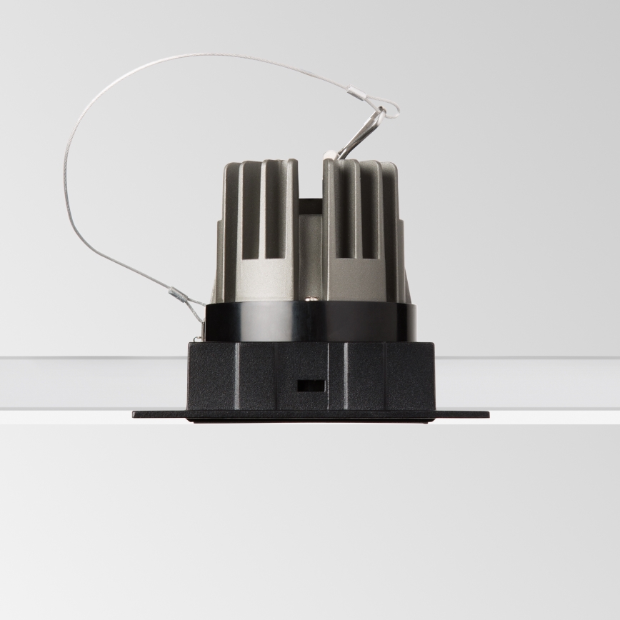 Ideal Lux - LED iebūvējamais griestu gaismeklis GAME TRIM LED/11W/230V 3000K CRI 90 8,4x8,4 cm IP40 melns