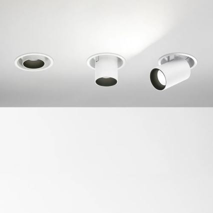 Ideal Lux - iebūvējamais LED virziena gaismeklis NOVA LED/30W/230V 3000K CRI 90 Ø 15,4 cm balts