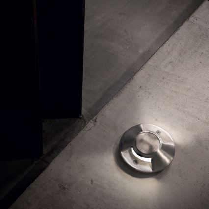 Ideal Lux - LED uzbraucamais gaismeklis ROCKET LED/3W/230V CRI 90 IK08 IP67 matēts hroms
