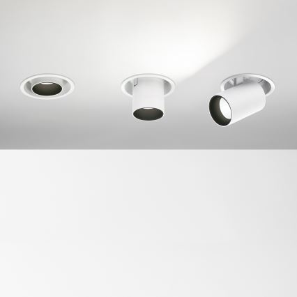Ideal Lux - LED ieliekamais spot gaismeklis NOVA LED/12W/230V 3000K CRI 90 Ø 10 cm balts