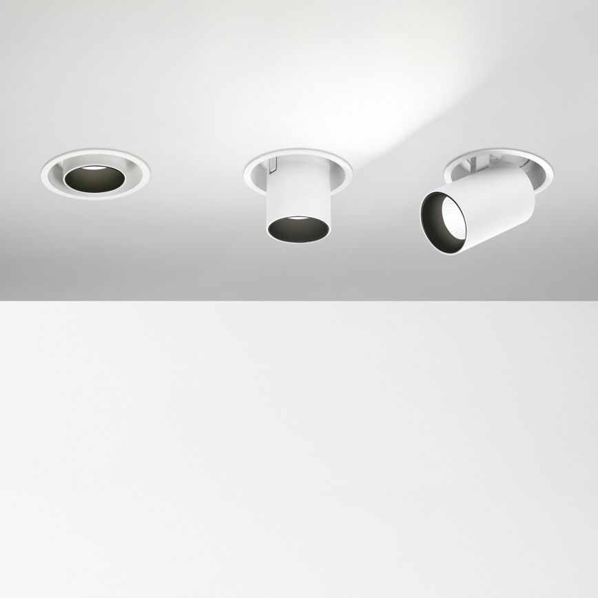 Ideal Lux - LED ieliekamais spot gaismeklis NOVA LED/12W/230V 3000K CRI 90 Ø 10 cm balts