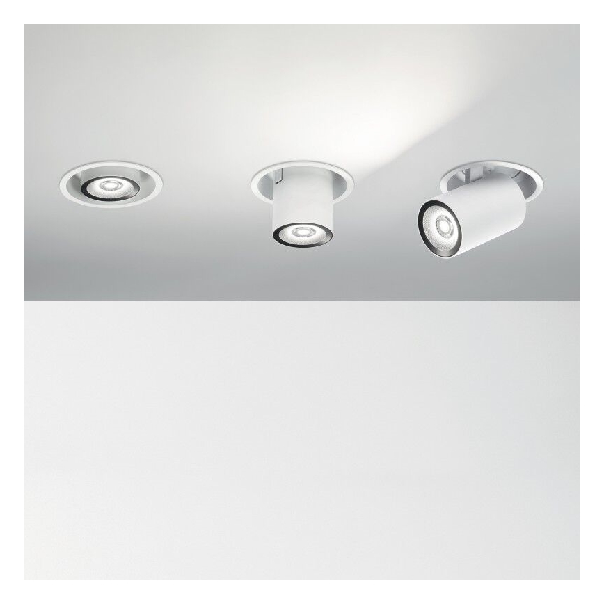 Ideal Lux - LED Iegremdējams starmetis NOVA LED/12W/230V CRI90 melna