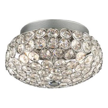 Ideal Lux - LED Kristāla griestu lampa KING 3xG9/3W/230V d. 25,5 cm spīdīgi hromēts