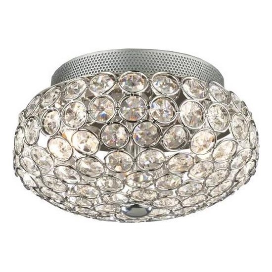 Ideal Lux - LED Kristāla griestu lampa KING 3xG9/3W/230V d. 25,5 cm spīdīgi hromēts