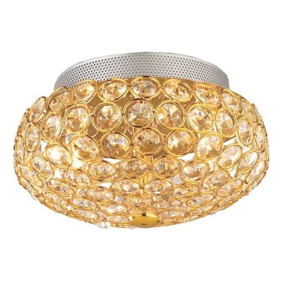 Ideal Lux - LED Kristāla griestu lampa KING 3xG9/3W/230V d. 25,5 cm zelta