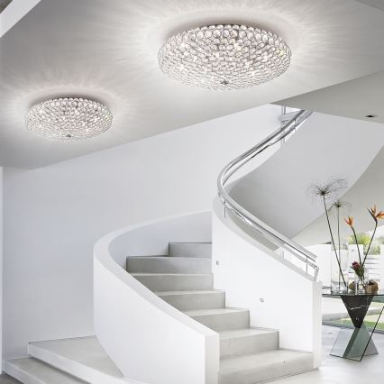 Ideal Lux - LED Kristāla griestu lampa KING 5xG9/3W/230V d. 38 cm spīdīgi hromēts