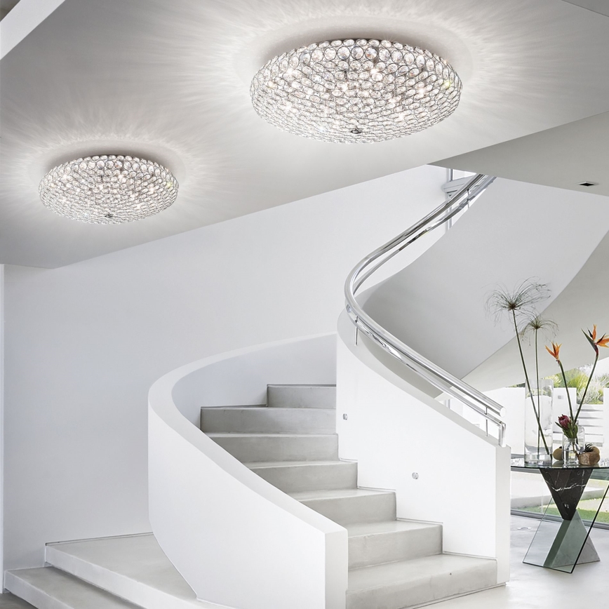 Ideal Lux - LED Kristāla griestu lampa KING 5xG9/3W/230V d. 38 cm spīdīgi hromēts