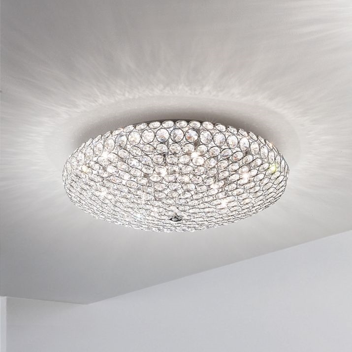 Ideal Lux - LED Kristāla griestu lampa KING 5xG9/3W/230V d. 38 cm spīdīgi hromēts