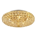 Ideal Lux - LED Kristāla griestu lampa KING 5xG9/3W/230V d. 38 cm zelta