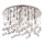 Ideal Lux - LED Kristāla griestu lampa MOONLIGHT 12xG9/3W/230V d. 60 cm spīdīgi hromēts