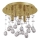Ideal Lux - LED Kristāla griestu lampa MOONLIGHT 5xG9/3W/230V d. 26 cm zelta