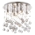 Ideal Lux - LED Kristāla griestu lampa MOONLIGHT 8xG9/3W/230V d. 40 cm spīdīgi hromēts