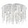 Ideal Lux - LED Kristāla griestu lampa ROYAL 12xG9/3W/230V d. 60 cm spīdīgi hromēts