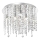 Ideal Lux - LED Kristāla griestu lampa ROYAL 8xG9/3W/230V d. 40 cm spīdīgi hromēts