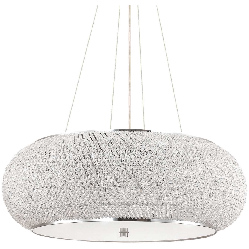 Ideal Lux - LED kristāla lustra uz troses PASHA 14xE14/40W/230V Ø 65 cm spīdīgs hroms