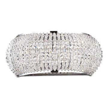 Ideal Lux - LED Kristāla sienas lampa PASHA 3xG9/3W/230V spīdīgi hromēts
