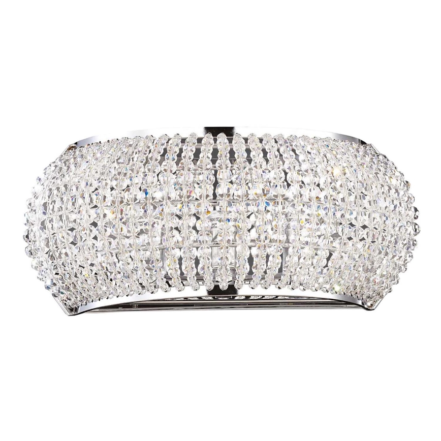 Ideal Lux - LED Kristāla sienas lampa PASHA 3xG9/3W/230V spīdīgi hromēts