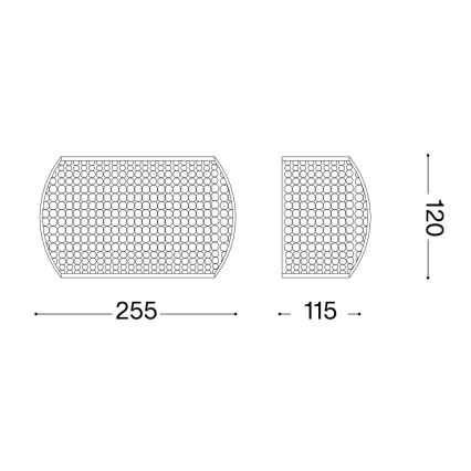 Ideal Lux - LED Kristāla sienas lampa PASHA 3xG9/3W/230V zelta