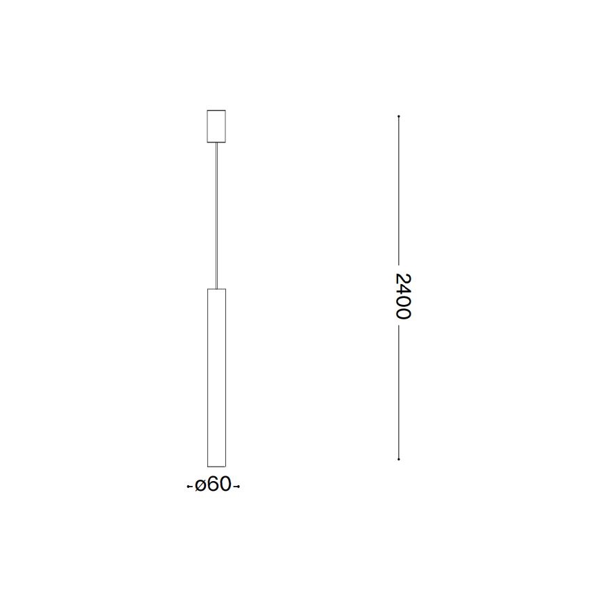 Ideal Lux - LED Lustra ar auklu 1xGU10/7W/230V CRI 90