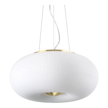 Ideal Lux - LED Lustra ar auklu ARIZONA 3xGX53/9W/230V d. 40 cm balta