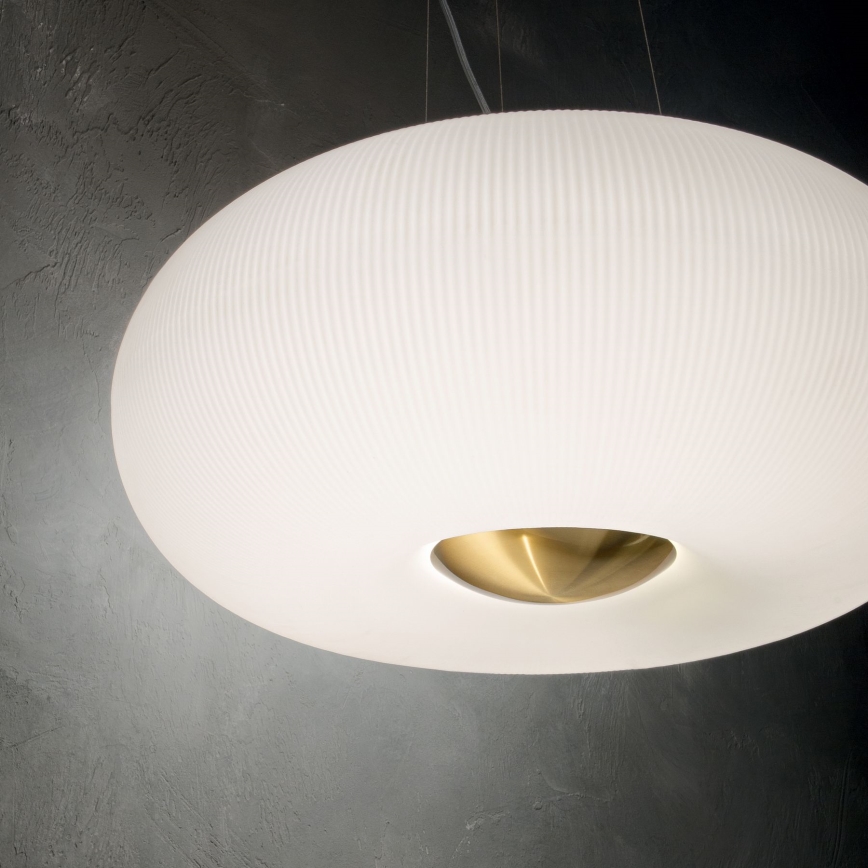 Ideal Lux - LED Lustra ar auklu ARIZONA 3xGX53/9W/230V d. 40 cm balta
