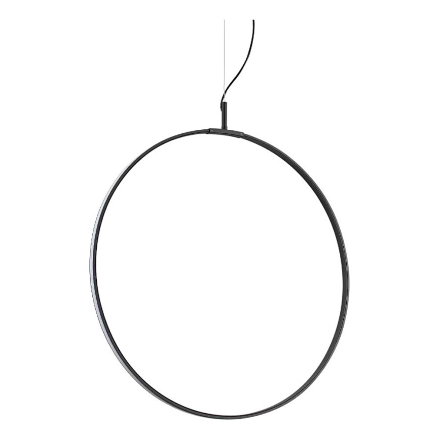 Ideal Lux - LED Lustra ar auklu CIRCUS LED/33W/230V d. 60 cm CRI 90 melna