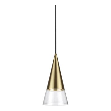 Ideal Lux - LED Lustra ar auklu CONO 1xGU10/7W/230V d. 15 cm CRI 90 misiņš