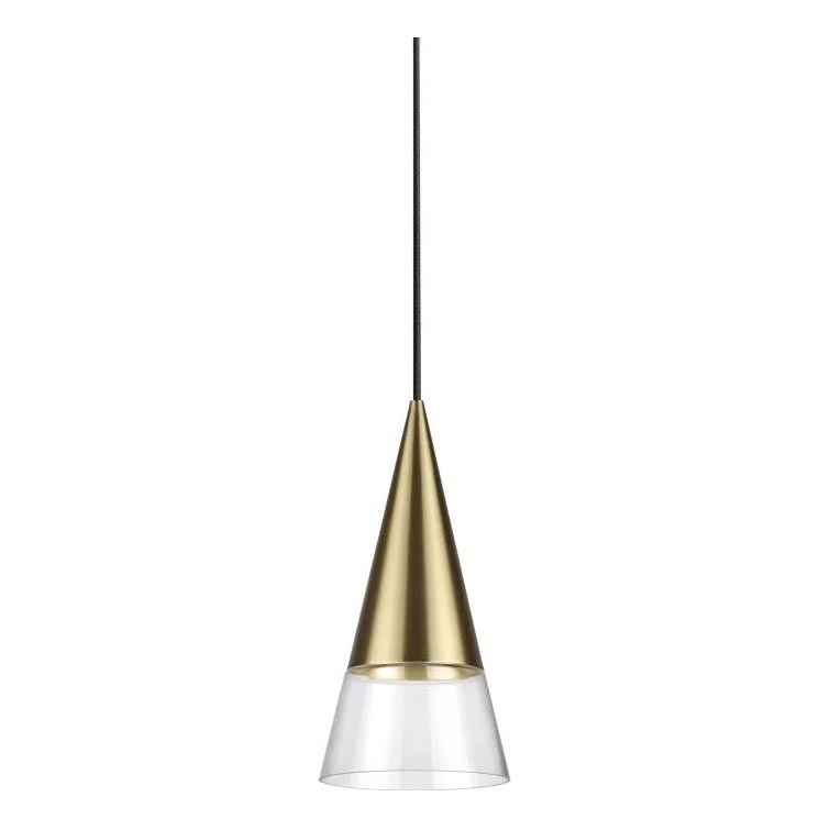 Ideal Lux - LED Lustra ar auklu CONO 1xGU10/7W/230V d. 15 cm CRI 90 misiņš