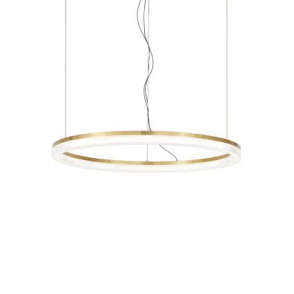 Ideal Lux - LED Lustra ar auklu CROWN LED/30W/230V 3000K d. 60 cm CRI 90 misiņš