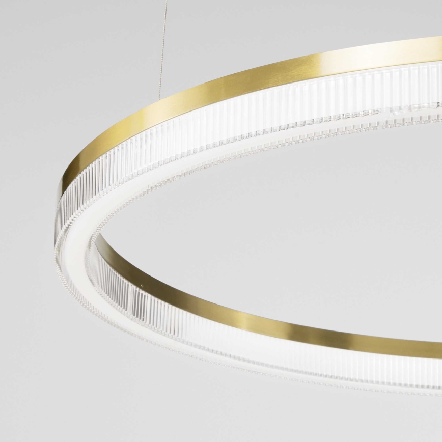 Ideal Lux - LED Lustra ar auklu CROWN LED/30W/230V 3000K d. 60 cm CRI 90 misiņš
