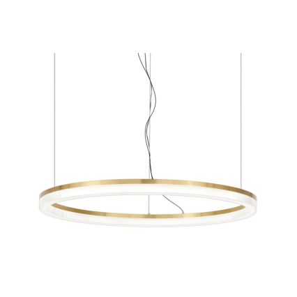 Ideal Lux - LED Lustra ar auklu CROWN LED/42W/230V 3000K d. 80 cm CRI 90 misiņš