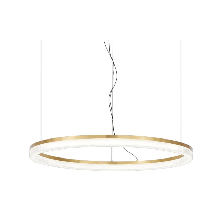 Ideal Lux - LED Lustra ar auklu CROWN LED/42W/230V 3000K d. 80 cm CRI 90 misiņš