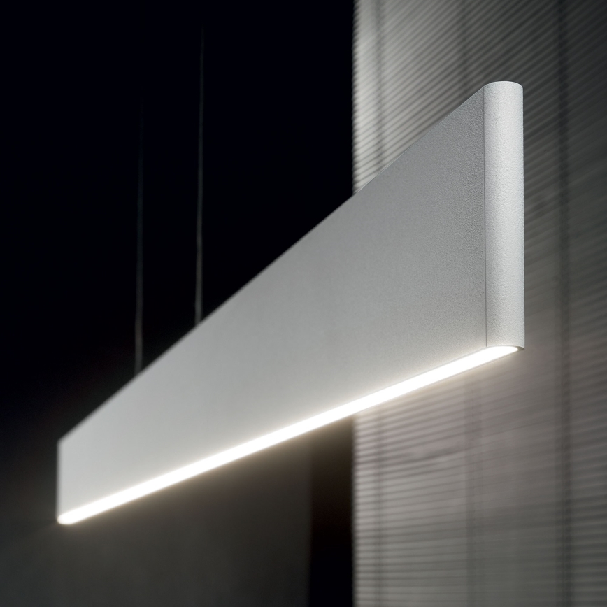 Ideal Lux - LED Lustra ar auklu DESK LED/32W/230V 102,5 cm CRI 90 balta