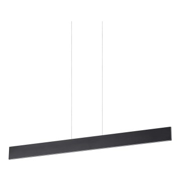 Ideal Lux - LED Lustra ar auklu DESK LED/32W/230V 102,5 cm CRI 90 melna